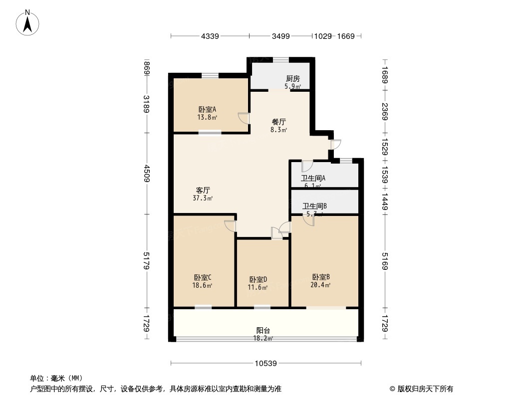 旭阳花园户型图