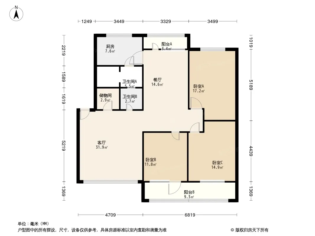 祥和园户型图