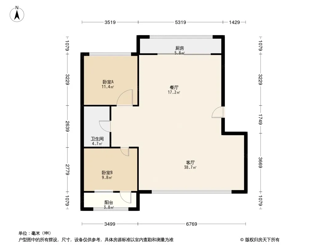 云景园户型图