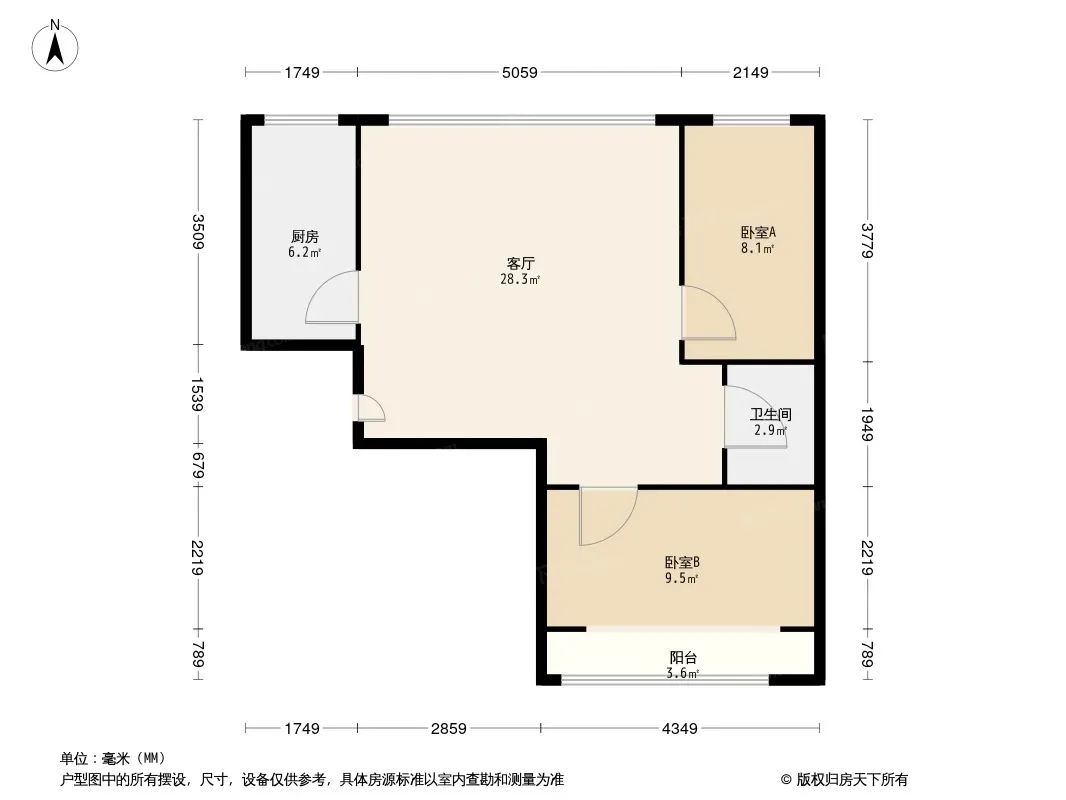 大慈阁小区户型图