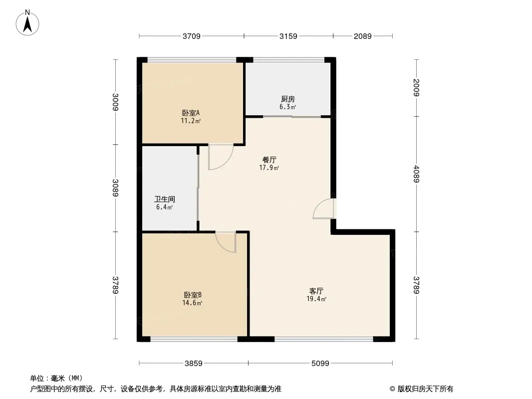 力旺美林户型图