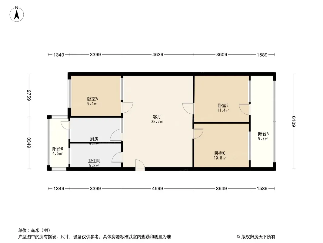 冠云小区户型图