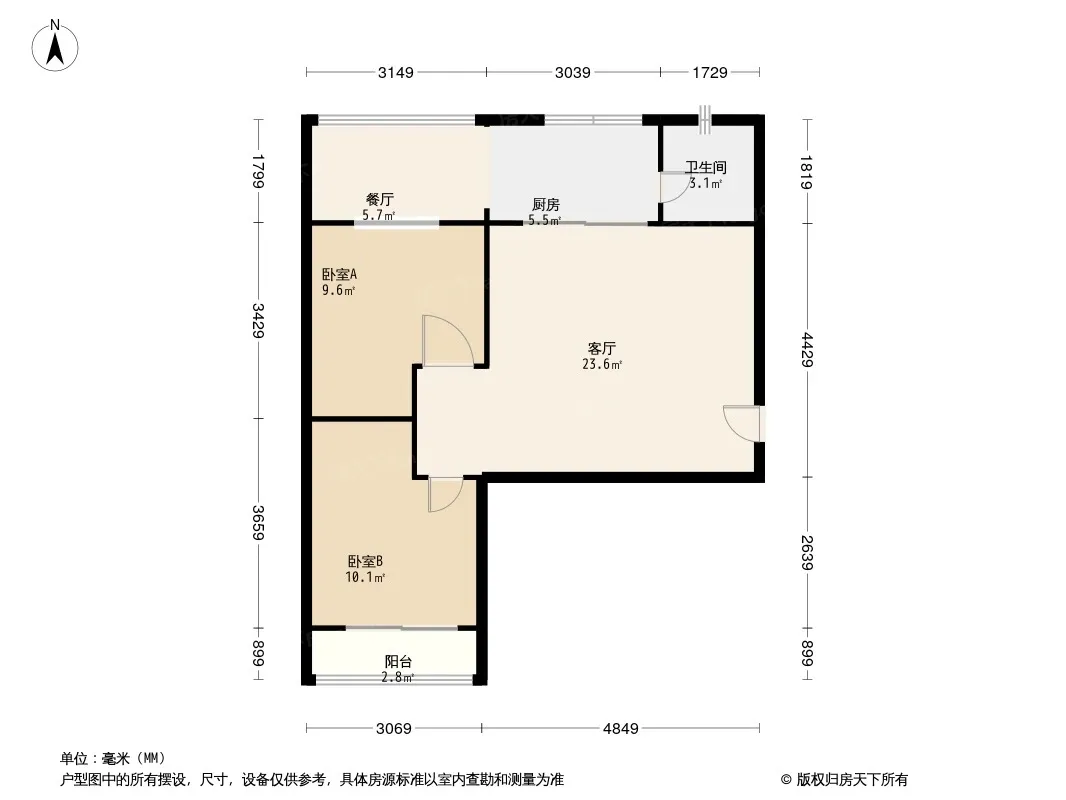 石化北社区户型图
