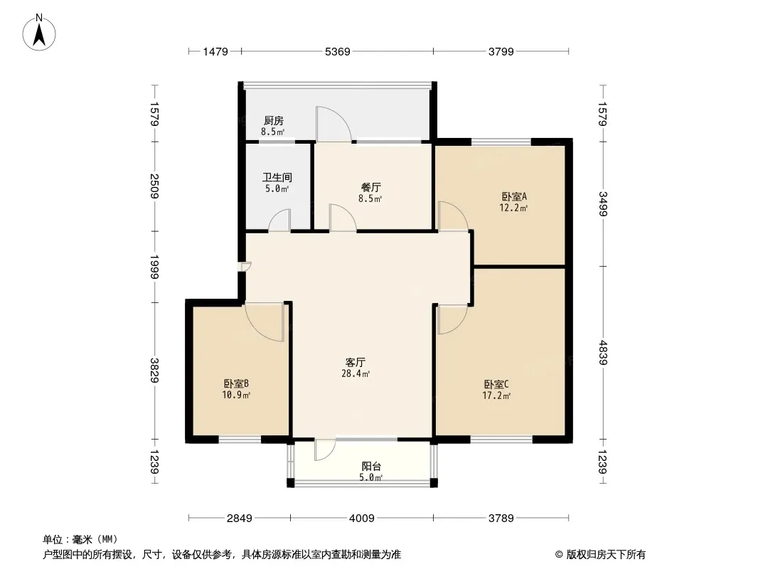 农垦宿舍户型图