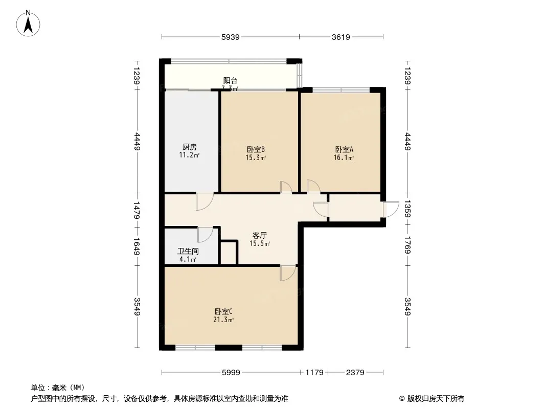 厚福盈小区户型图