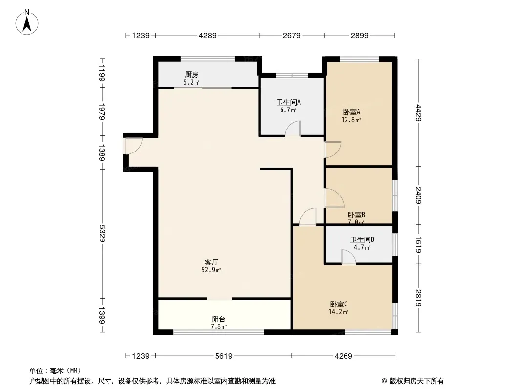 丽景蓝湾A区户型图