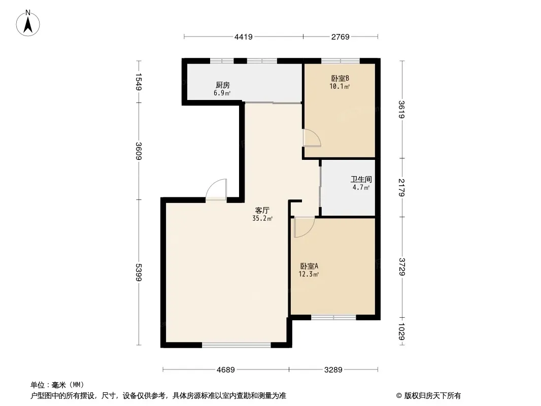 尊誉东方户型图