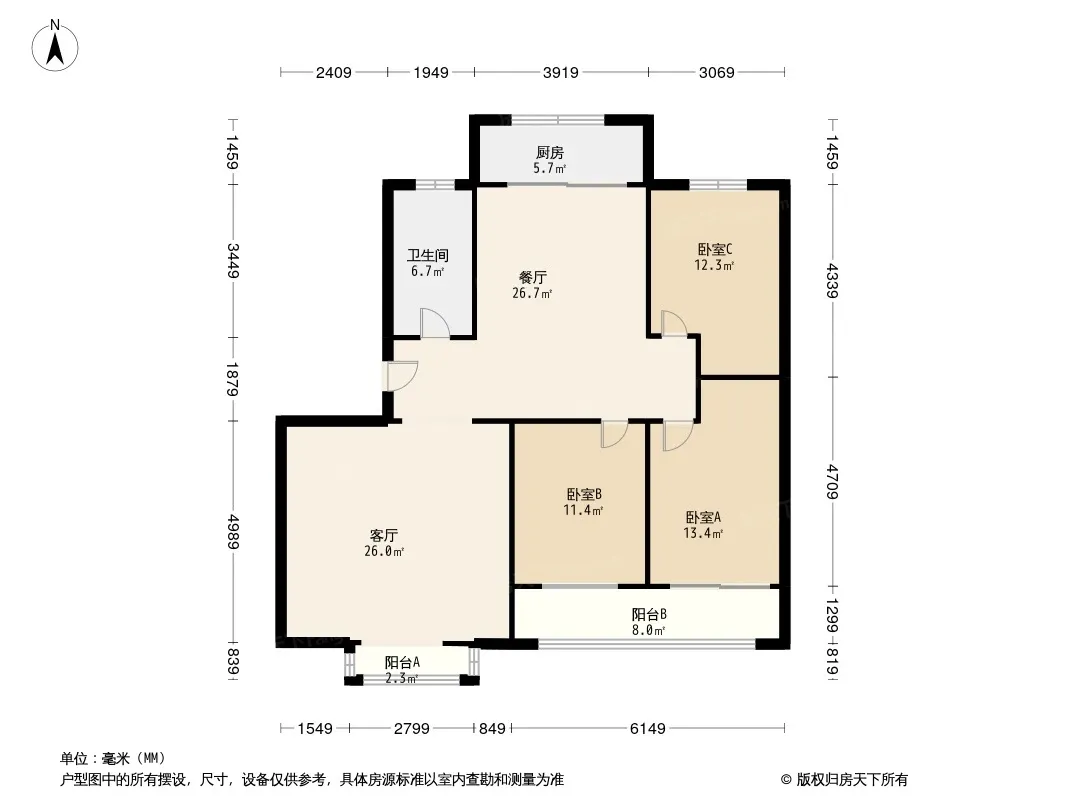 红阳小区户型图