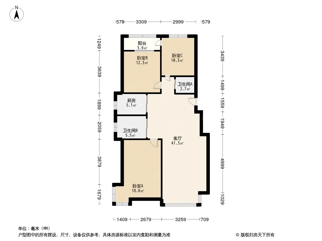 中铁十三局宿舍户型图