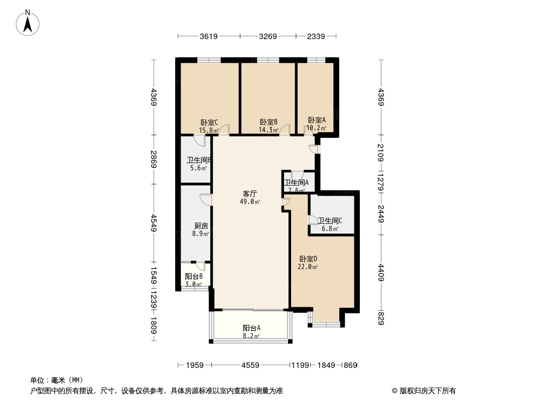 竹溪园户型图