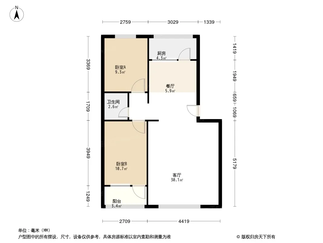 妇幼第二生活区户型图