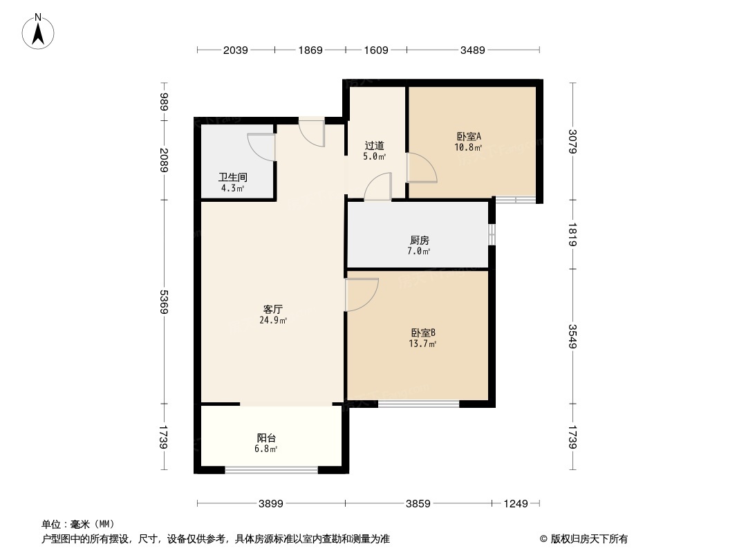 唐海幸福花园小区户型图