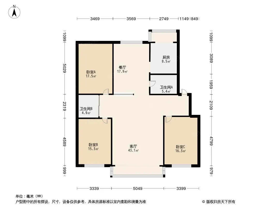 春天家园户型图