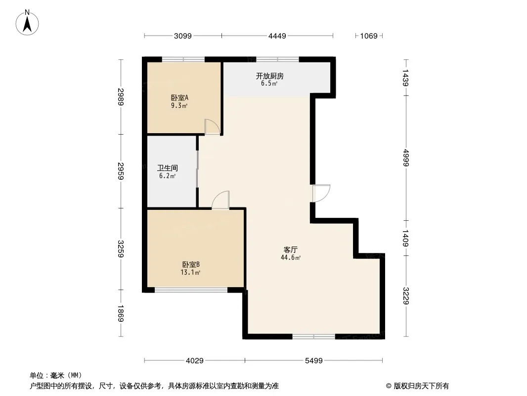 豪邦缇香公馆二期户型图
