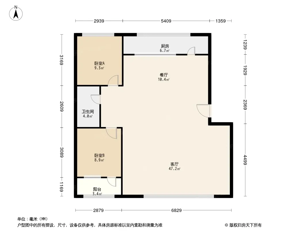 灵雨寺绿园小区户型图