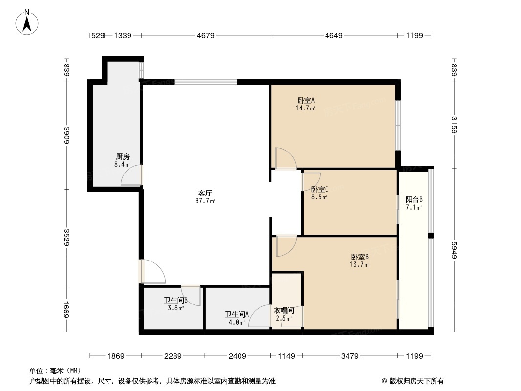 铂晶豪庭户型图