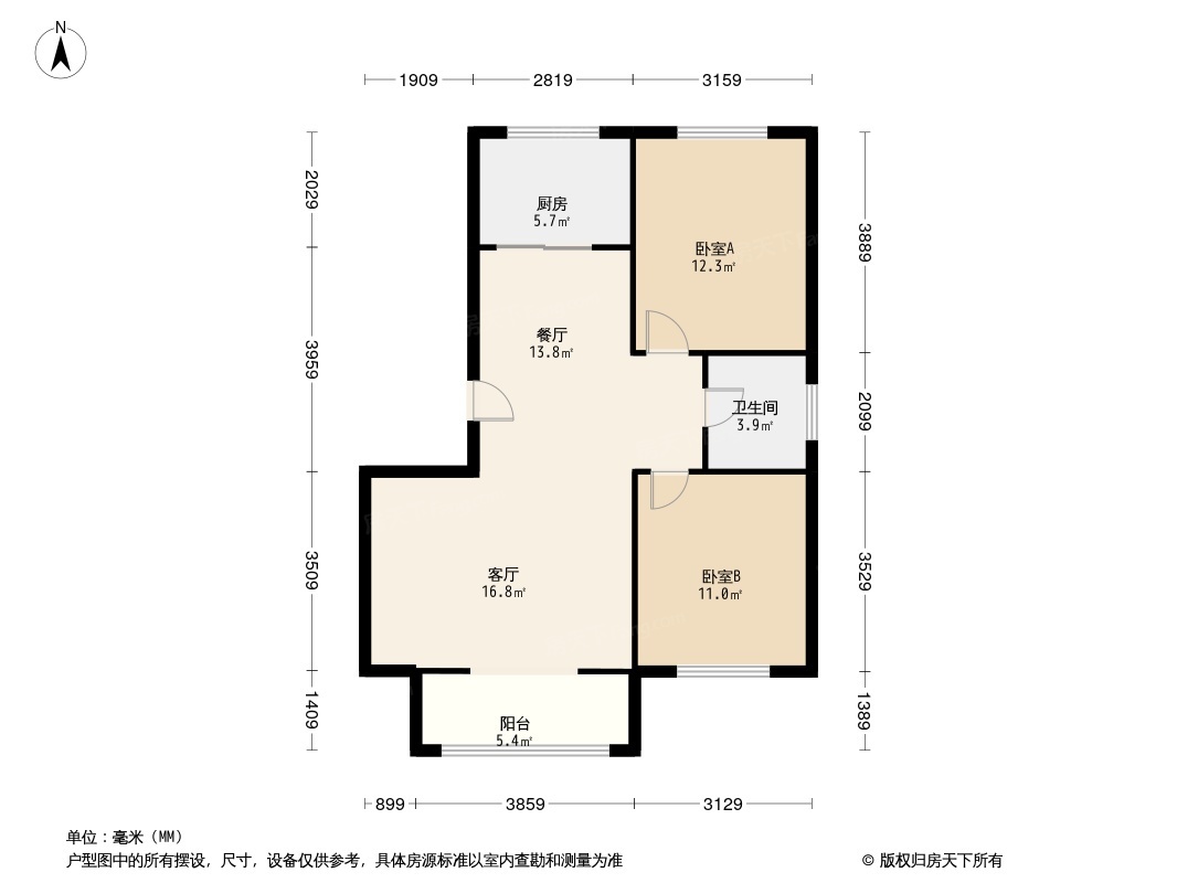 益海花园户型图