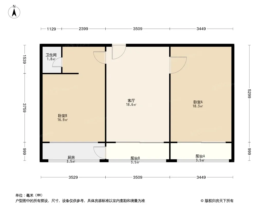 田野小区户型图