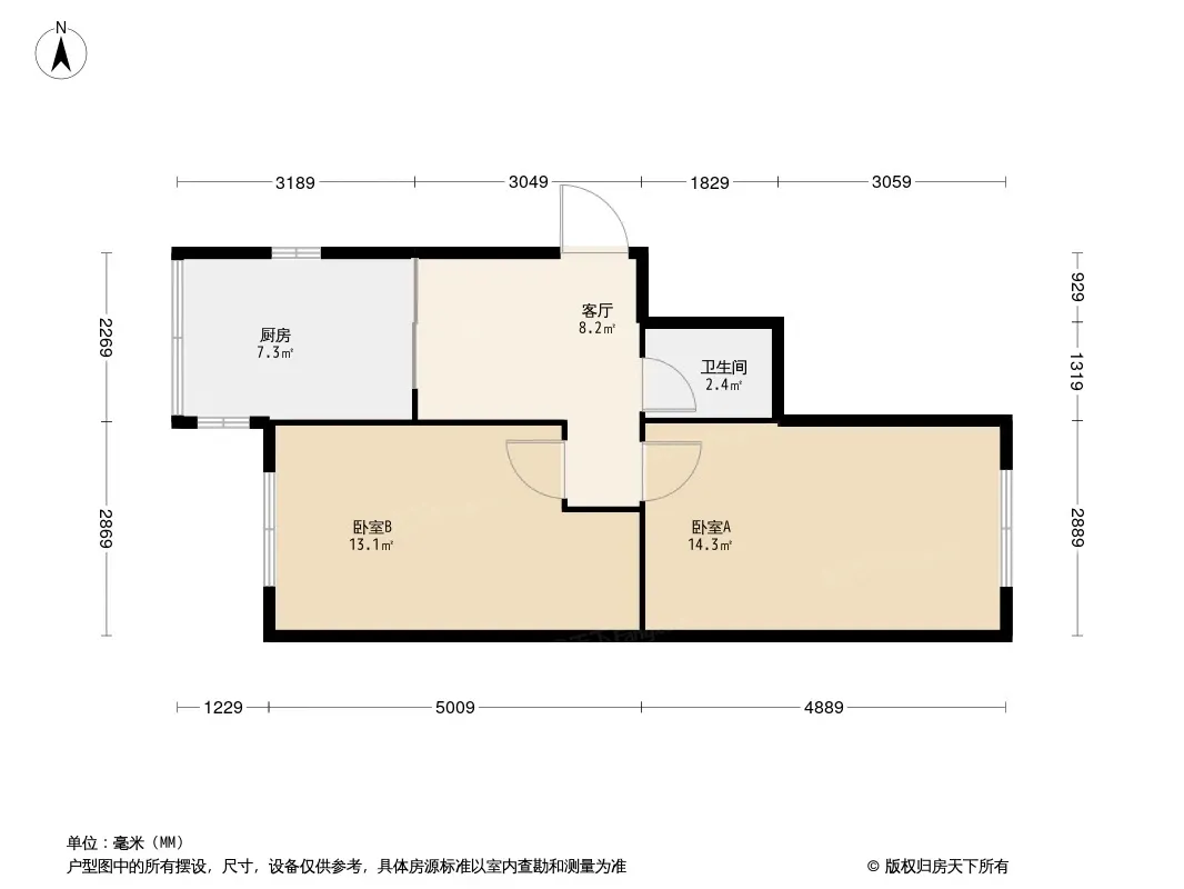 西中华小区户型图