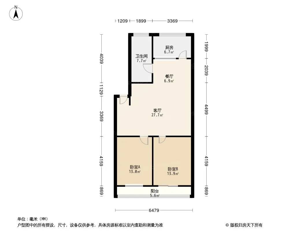 棉纺厂宿舍户型图