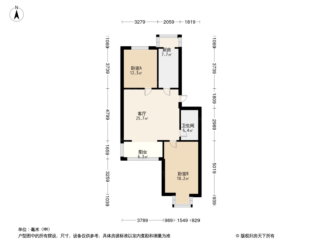 富润家园户型图