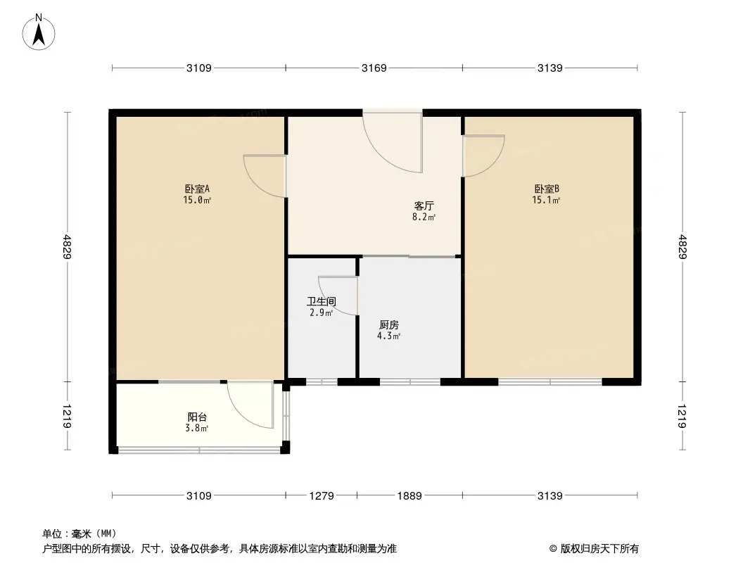 昌平五街国税局宿舍户型图