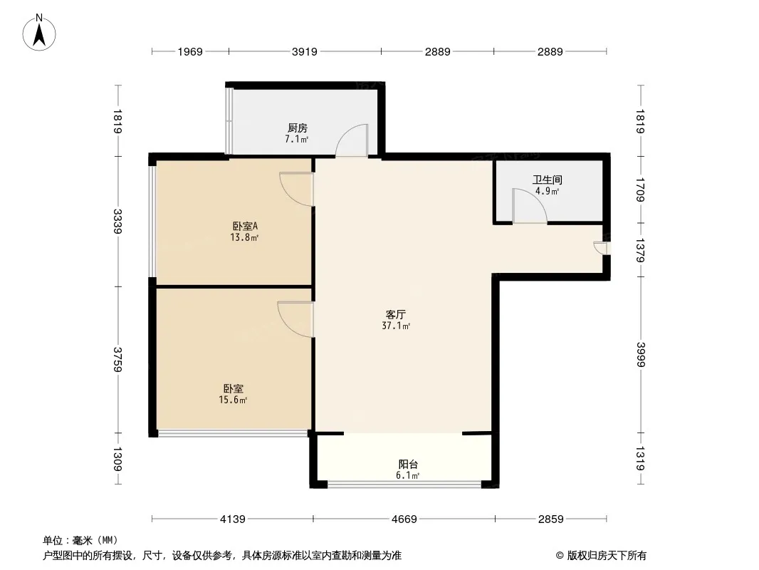 水榭春天户型图