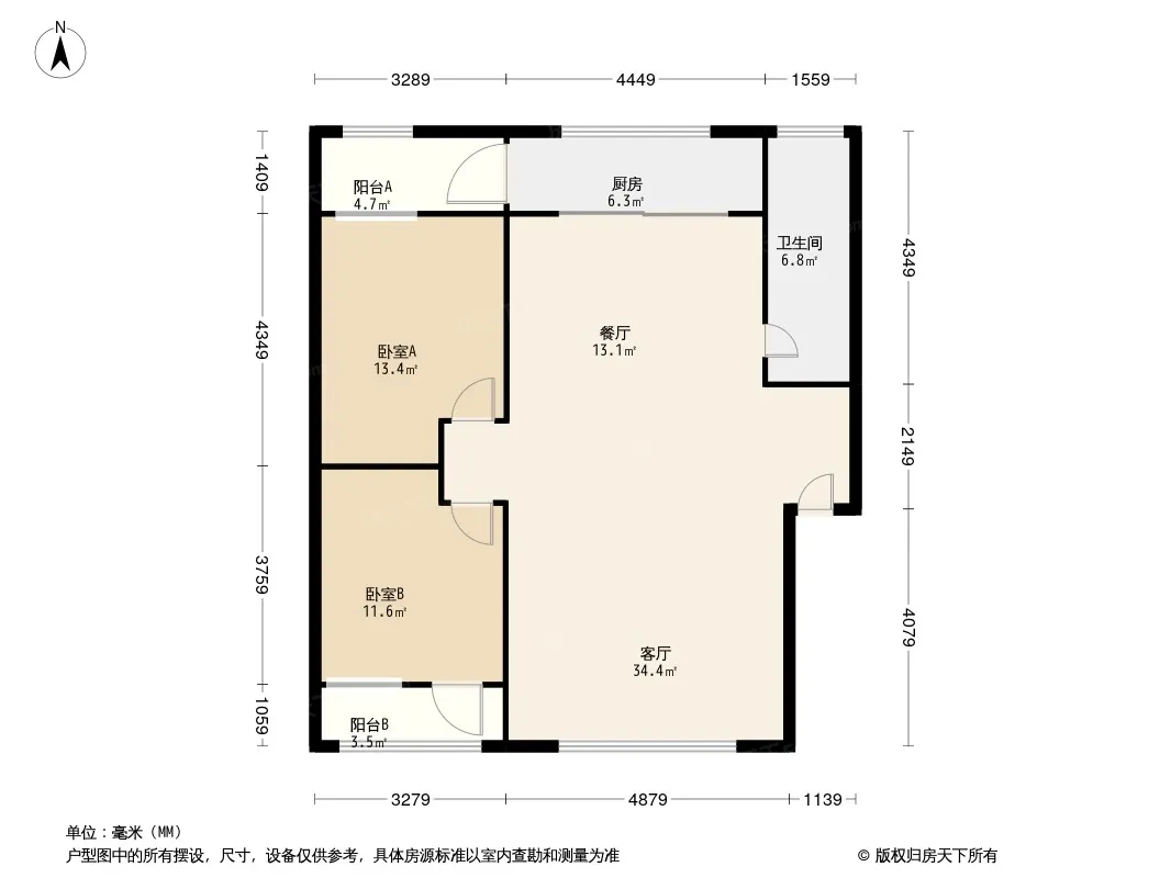 通联小区户型图