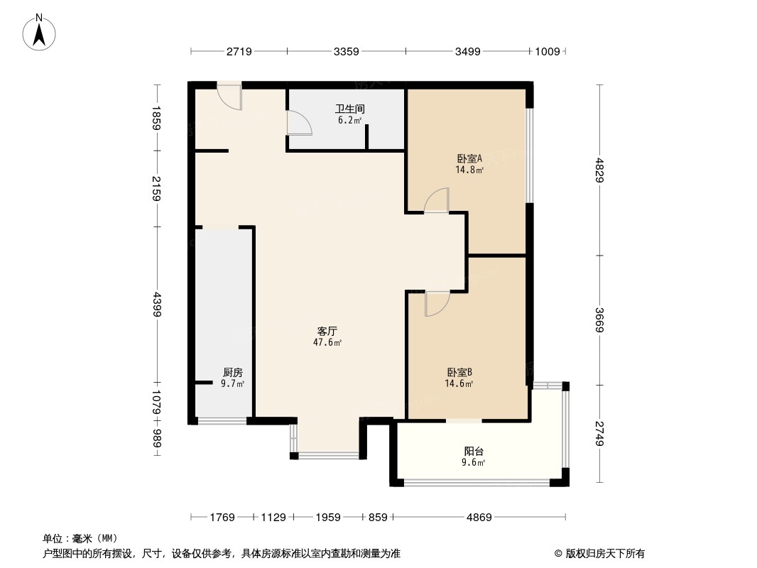 左岸景林长虹苑户型图