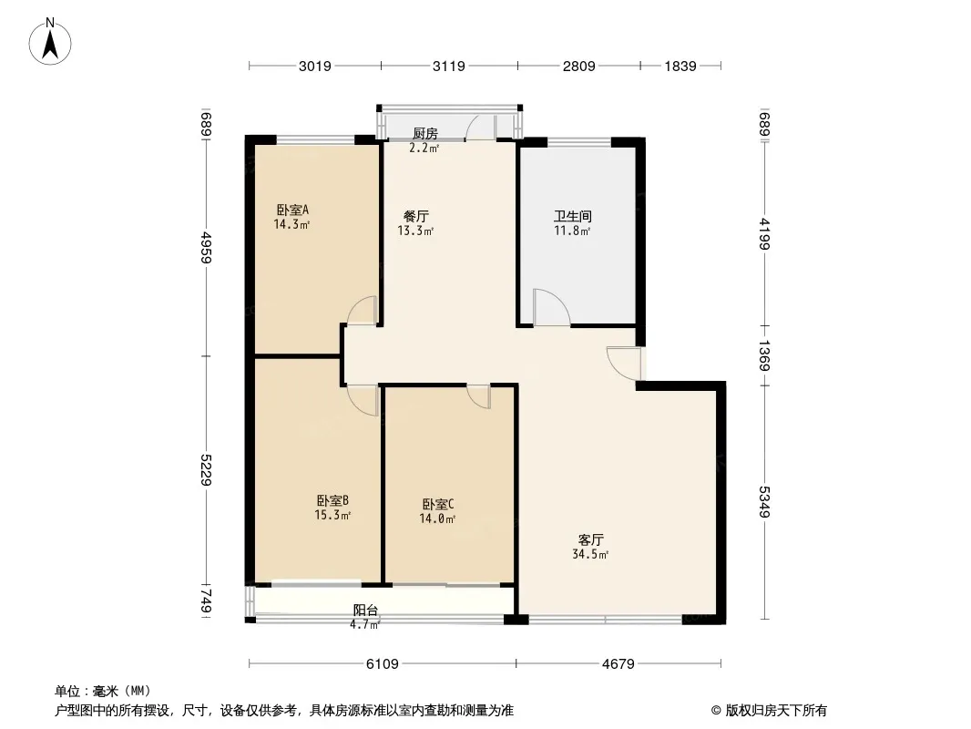 学府花园户型图