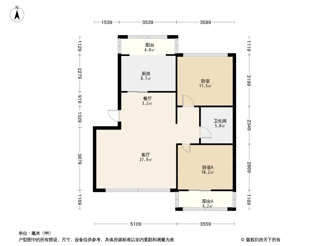 槐林新村户型图