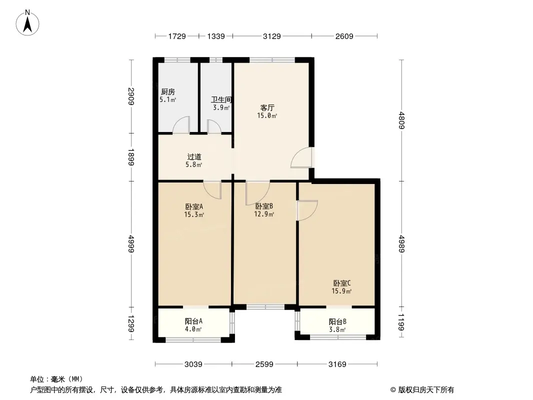 崔村一里户型图