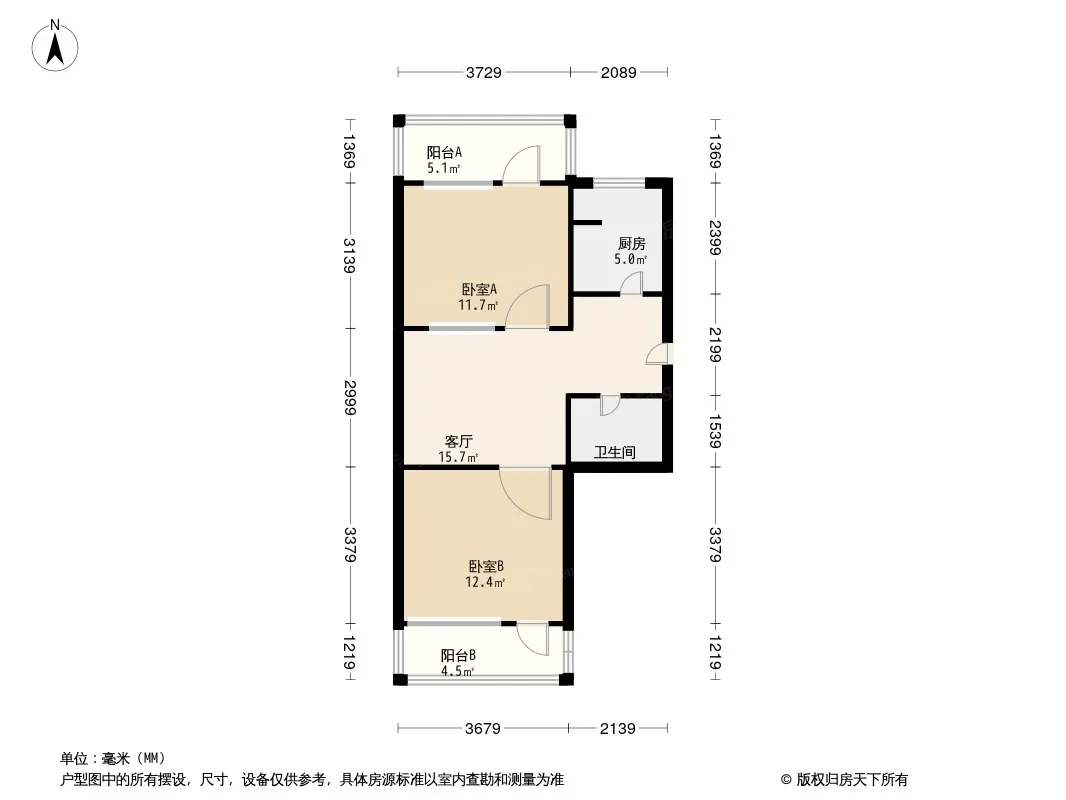 京电北院户型图