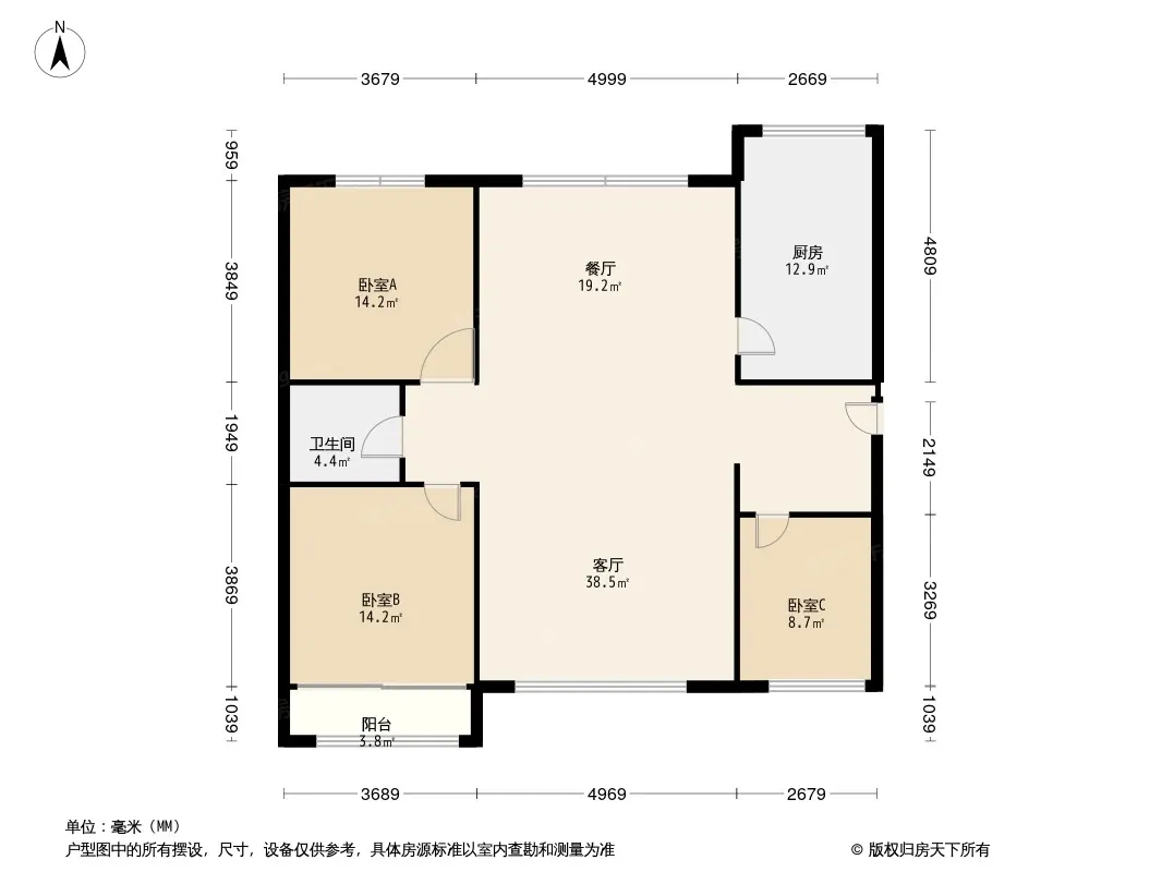 假日山水园c区户型图