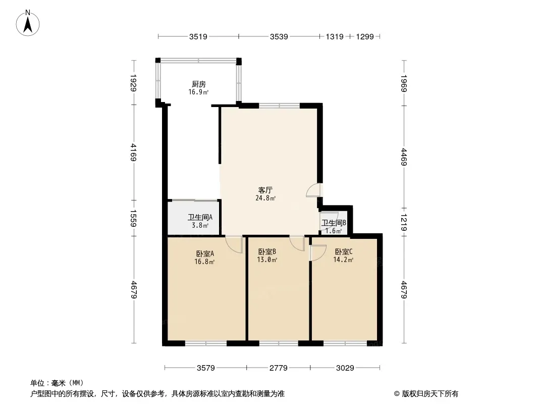 滨河小区户型图