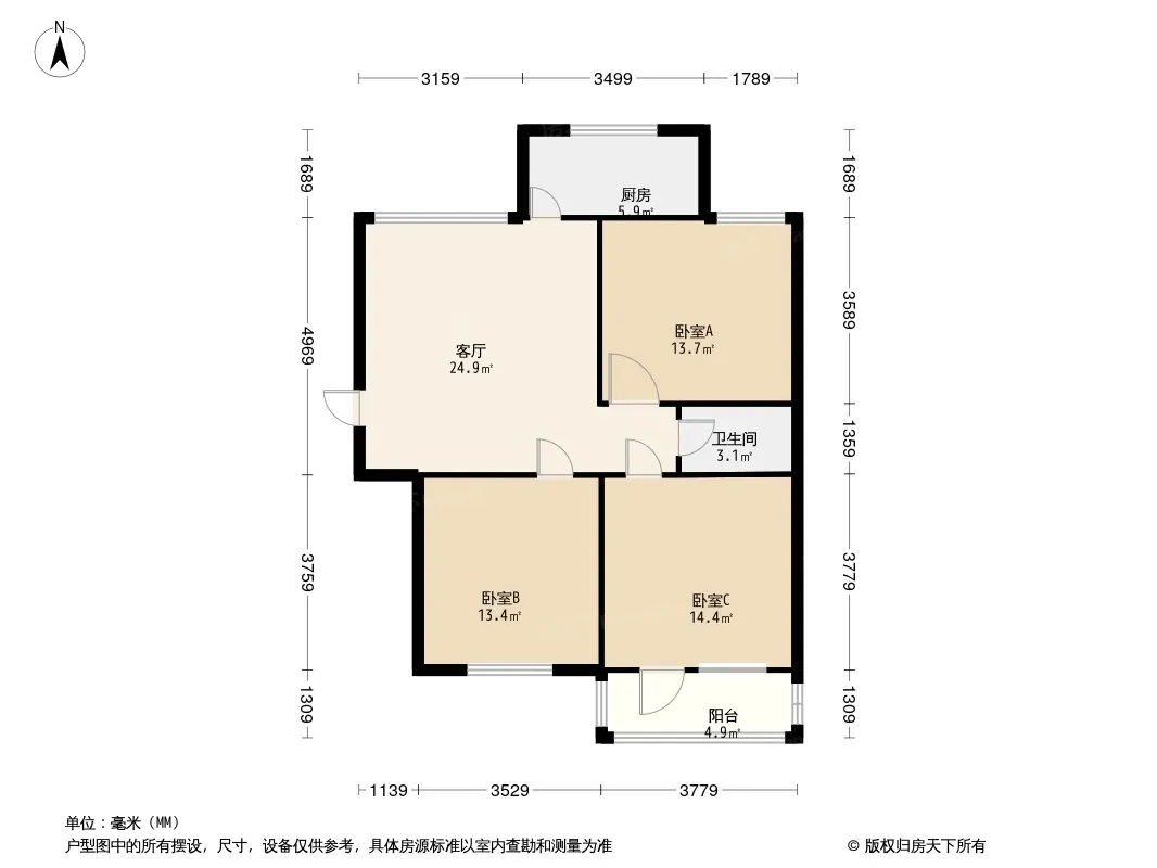 合作小区户型图
