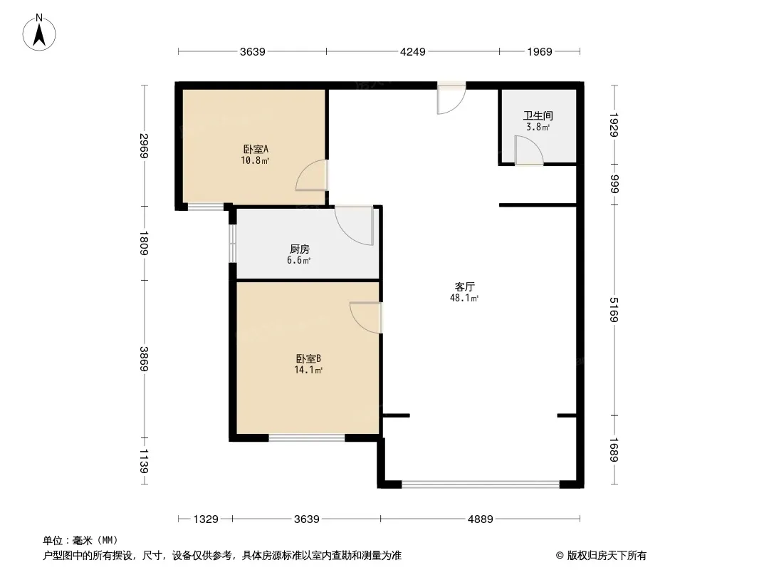 平安D区户型图