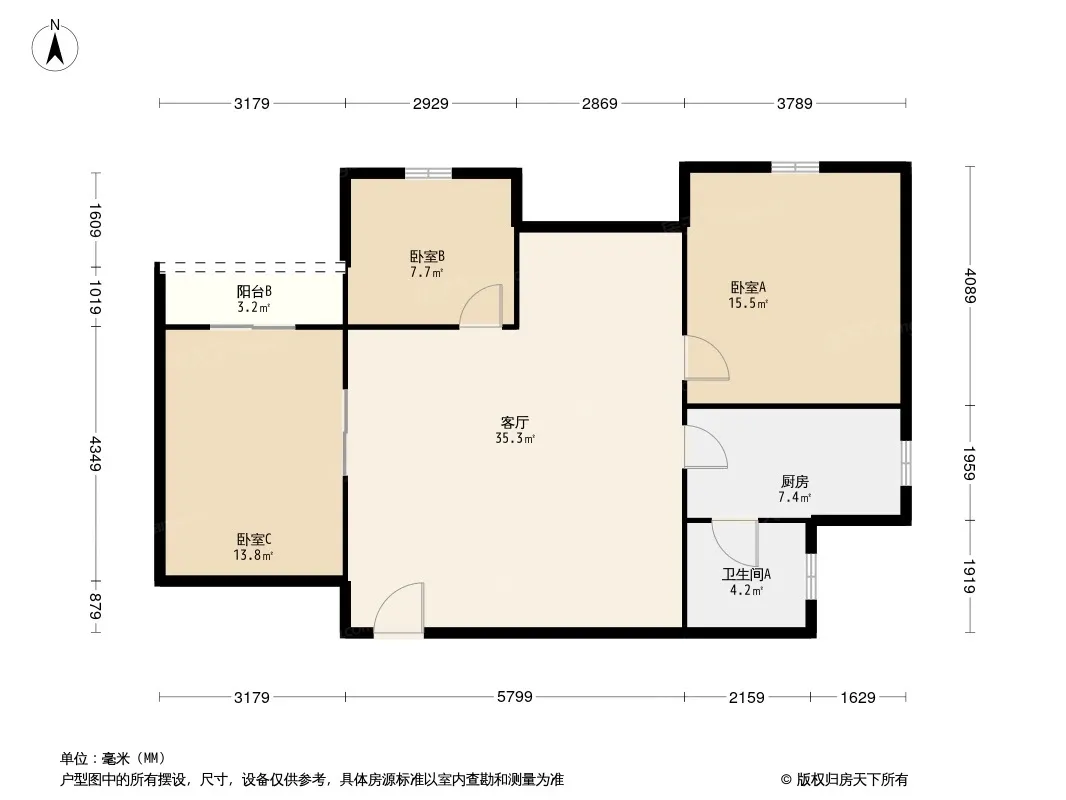 乐辉大厦户型图