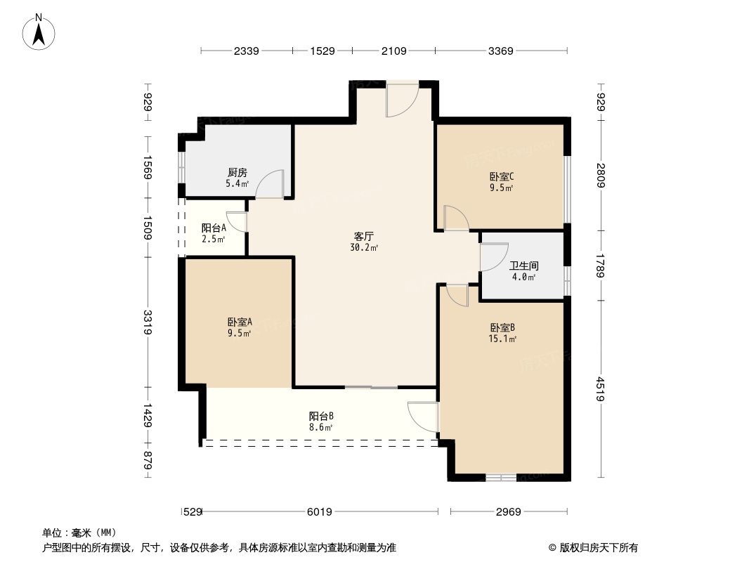 招商依云水岸户型图