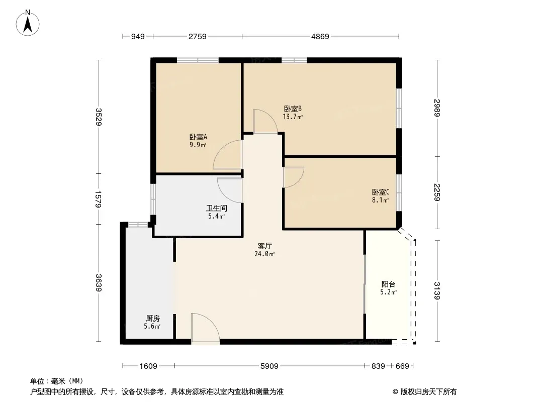 东康花园户型图