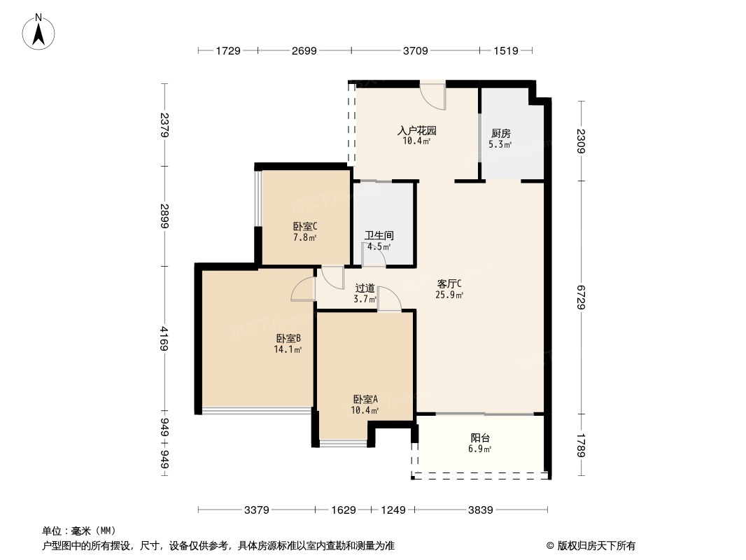 禾粤尚德居户型图