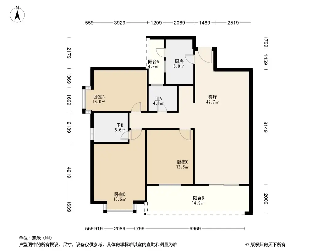 恒达花园户型图