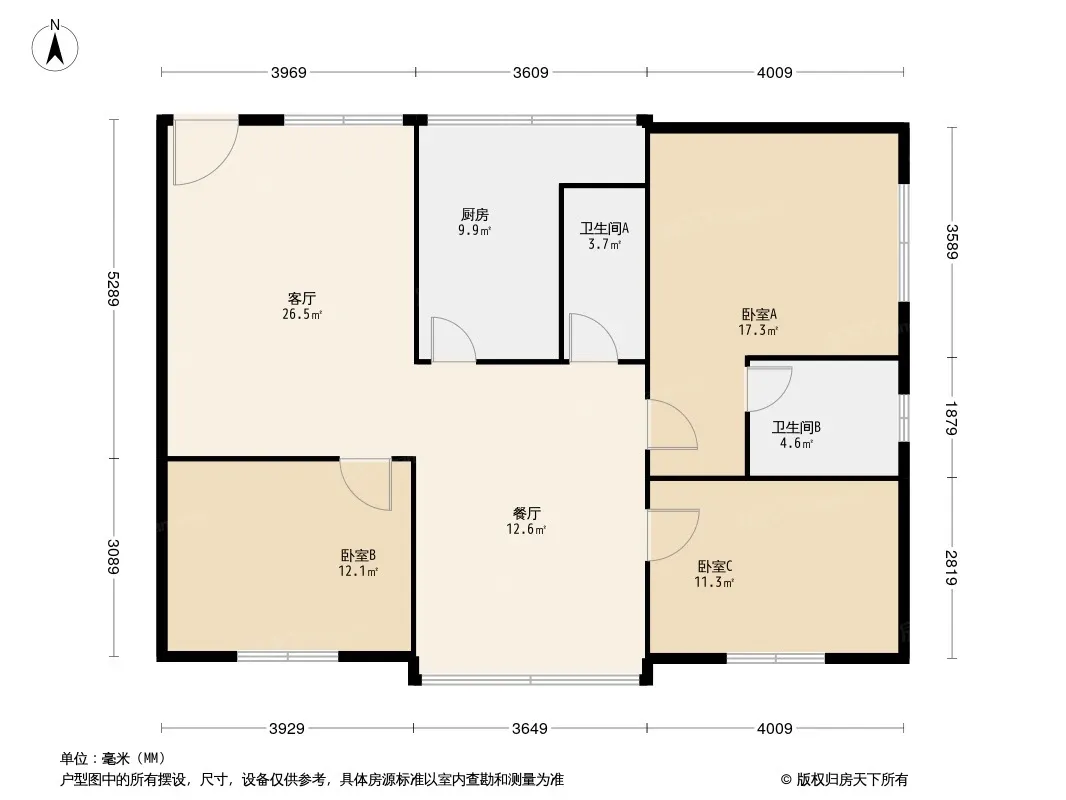 锦绣二村户型图