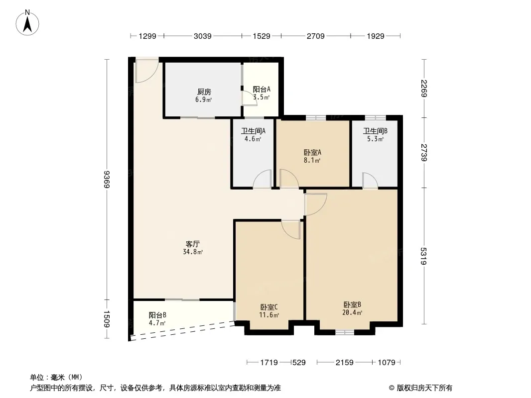 西溪花园户型图
