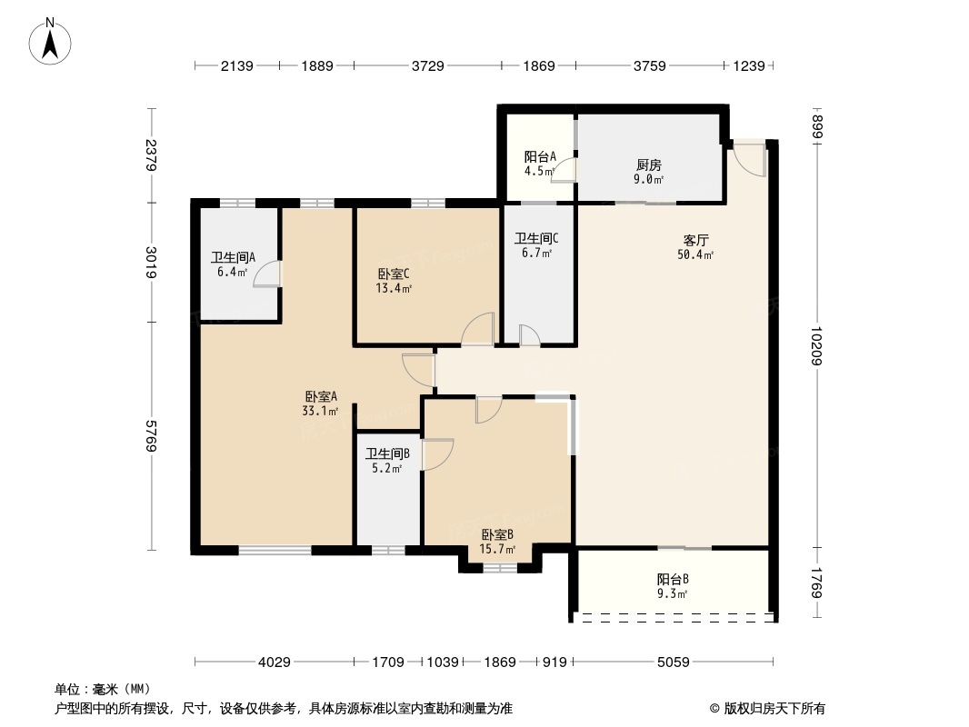 东汇家园户型图