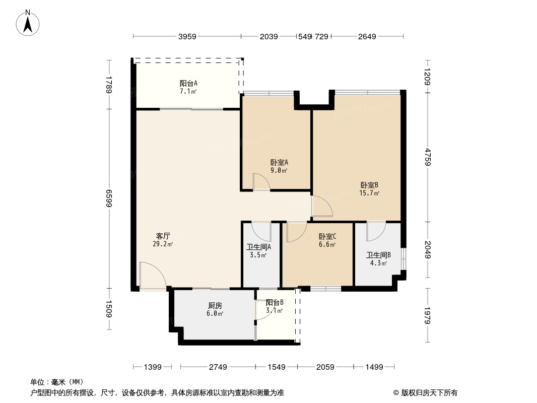 恒福新城户型图