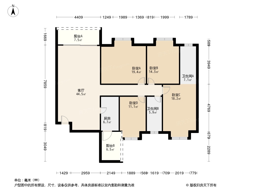 铂顿国际公寓户型图