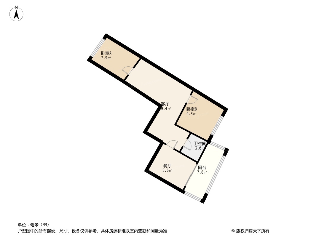 惠鑫花园户型图