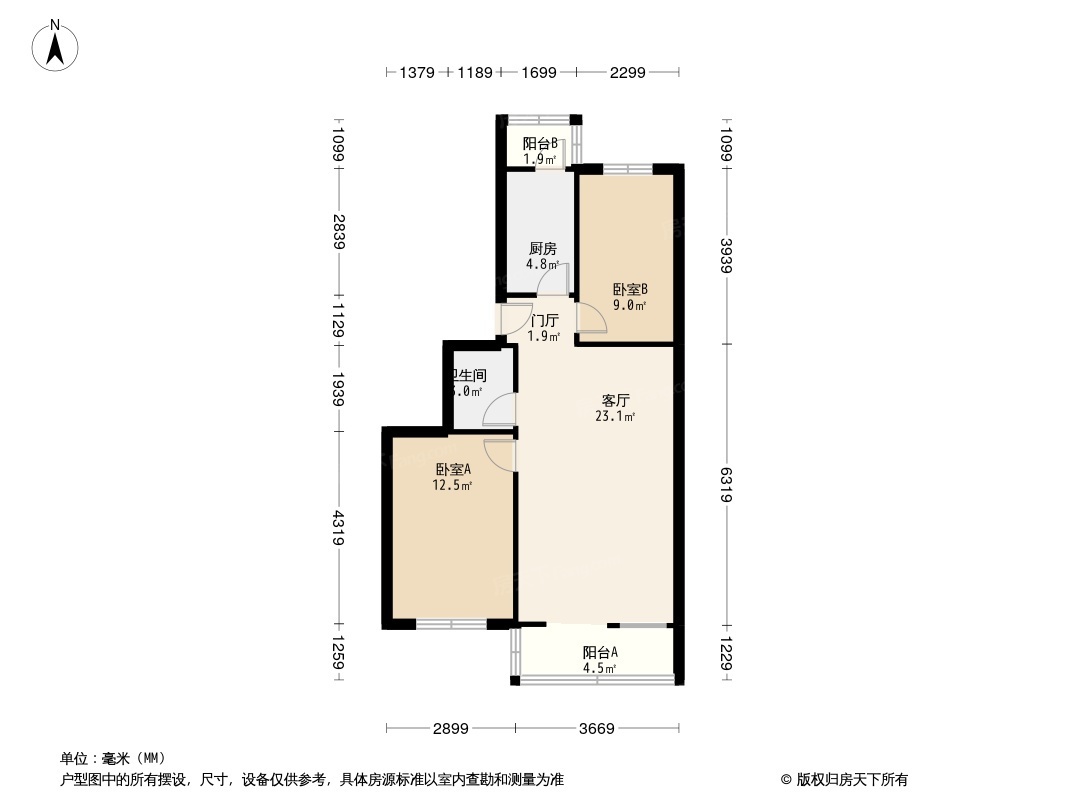 林场宿舍户型图