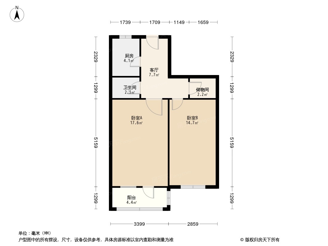 北礼士路60号院户型图